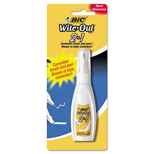 BIC Wite-out 2-in-1 Correction Fluid 15 Ml Bottle White - School Supplies - BIC®