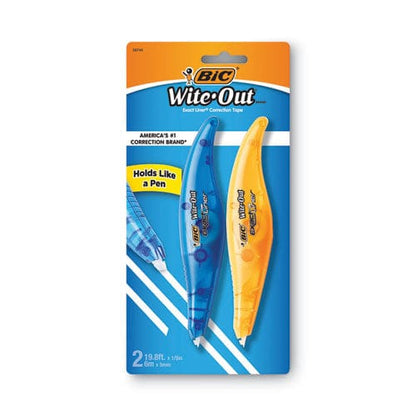 BIC Wite-out Brand Exact Liner Correction Tape Non-refillable Blue/orange Applicators 0.2 X 236 2/pack - School Supplies - BIC®