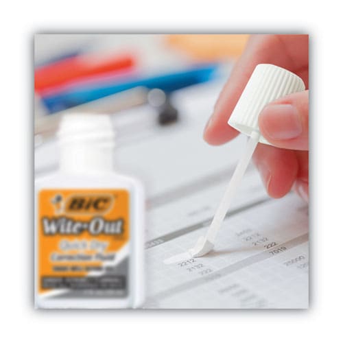 BIC Wite-out Quick Dry Correction Fluid 20 Ml Bottle White 3/pack - School Supplies - BIC®