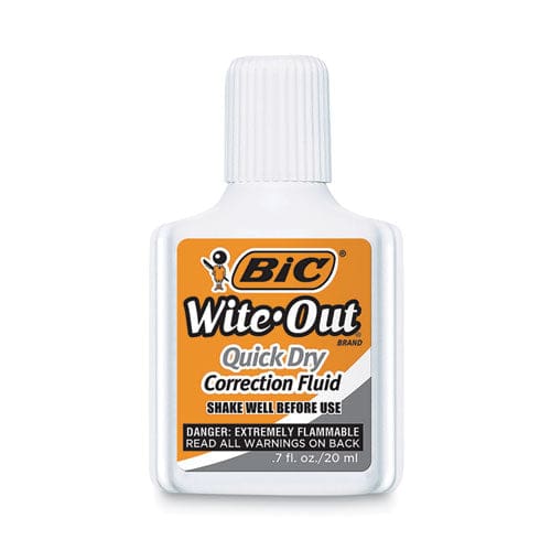 BIC Wite-out Quick Dry Correction Fluid 20 Ml Bottle White 3/pack - School Supplies - BIC®