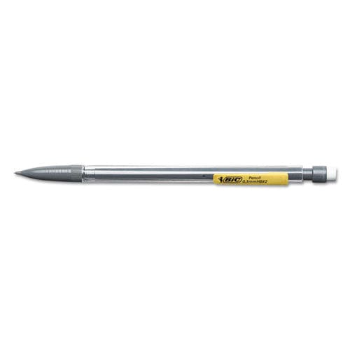 BIC Xtra-precision Mechanical Pencil 0.5 Mm Hb (#2.5) Black Lead Clear Barrel Dozen - School Supplies - BIC®