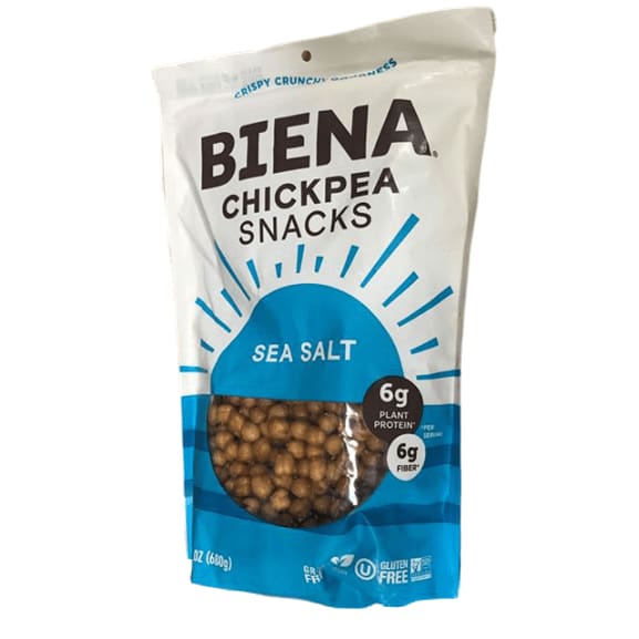 BIENA Chickpea Snacks, Sea Salt, 24 oz - ShelHealth.Com