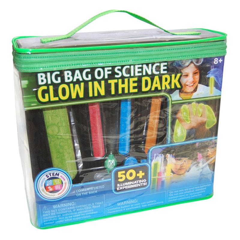 Big Bag Of Glow In The Dark Science - Experiments - Be Amazing Toys