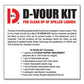 Big D Industries D’vour Clean-up Kit Powder All Inclusive Kit 6/carton - Janitorial & Sanitation - Big D Industries