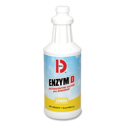 Big D Industries Enzym D Digester Liquid Deodorant Lemon 32 Oz Bottle 12/carton - Janitorial & Sanitation - Big D Industries