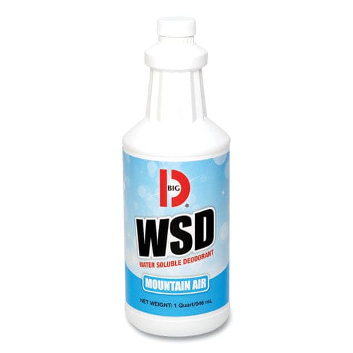 Big D Industries Water-soluble Deodorant Mountain Air 32 Oz Bottle 12/carton - Janitorial & Sanitation - Big D Industries