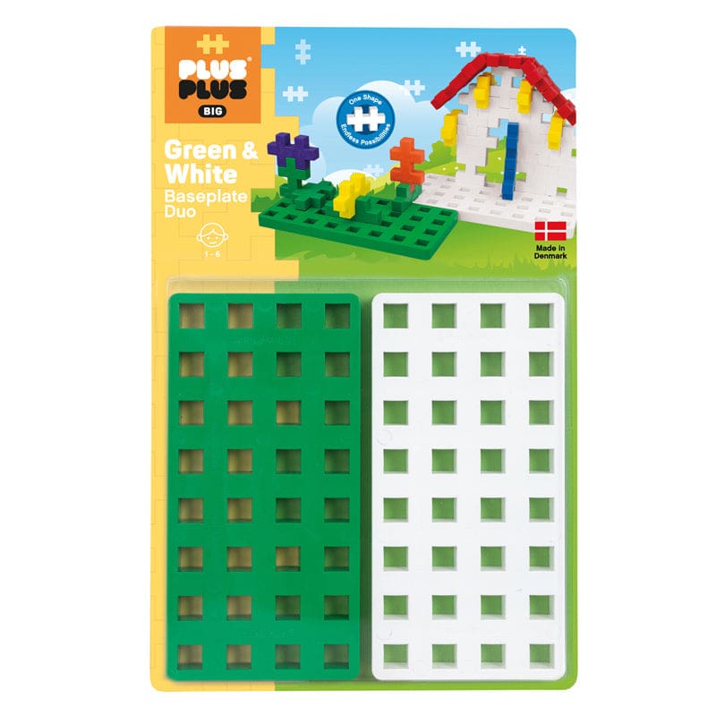 Big Duo Baseplates 2-Pack (Pack of 3) - Blocks & Construction Play - Plus-plus Usa