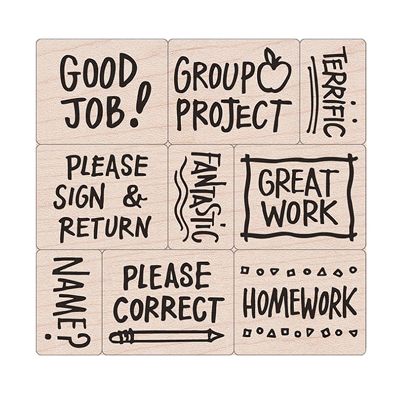 Big N Little Notes From The Teacher (Pack of 3) - Stamps & Stamp Pads - Hero Arts