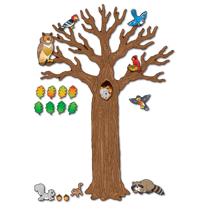 Big Tree with Animals Bb Sets Gr K-5 Decorative (Pack of 3) - Classroom Theme - Carson Dellosa Education
