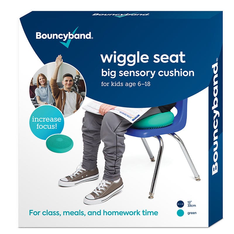 Big Wiggle Seat Cushion Mint Bouncyband Sensory - Floor Cushions - Bouncy Bands