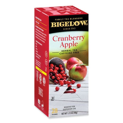Bigelow Cranberry Apple Herbal Tea 28/box - Food Service - Bigelow®