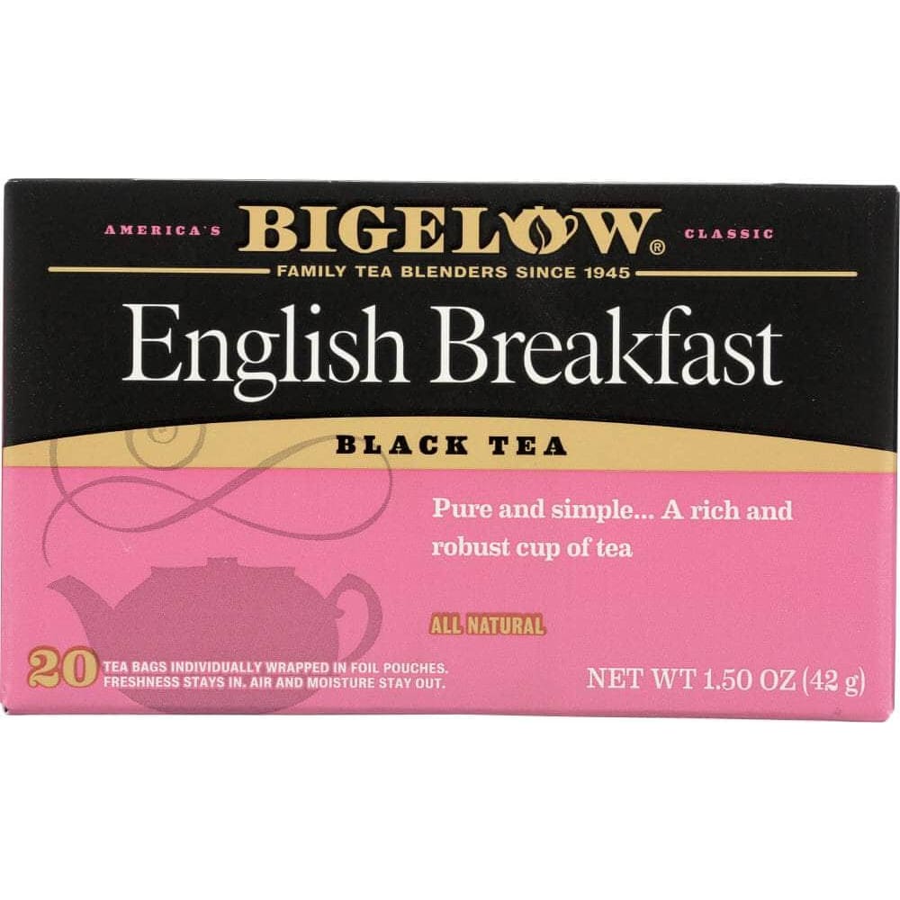 Bigelow Bigelow English Breakfast Black Tea All Natural 20 Tea Bags, 1.50 oz