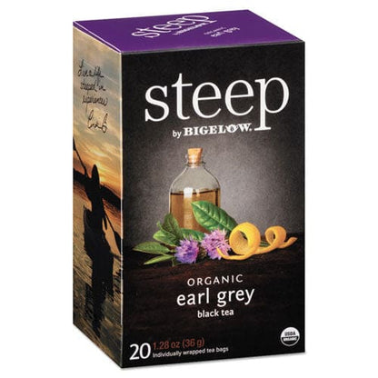 Bigelow Steep Tea Earl Grey 1.28 Oz Tea Bag 20/box - Food Service - Bigelow®