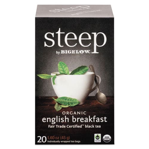 Bigelow Steep Tea English Breakfast 1.6 Oz Tea Bag 20/box - Food Service - Bigelow®