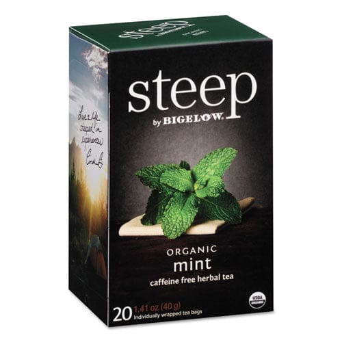 Bigelow Steep Tea Mint 1.41 Oz Tea Bag 20/box - Food Service - Bigelow®