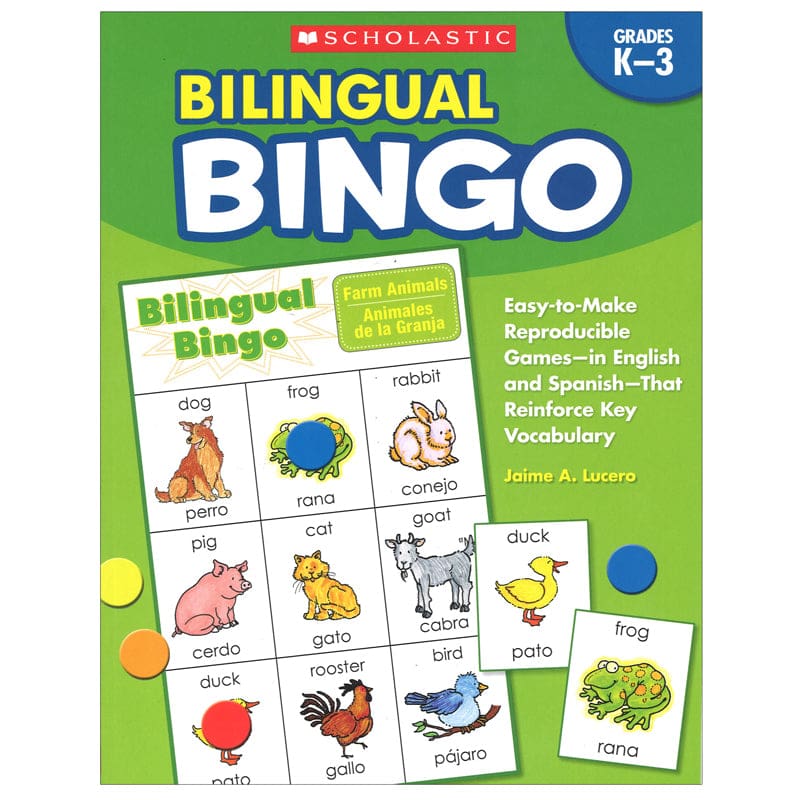 Bilingual Bingo (Pack of 3) - Games - Scholastic Teaching Resources