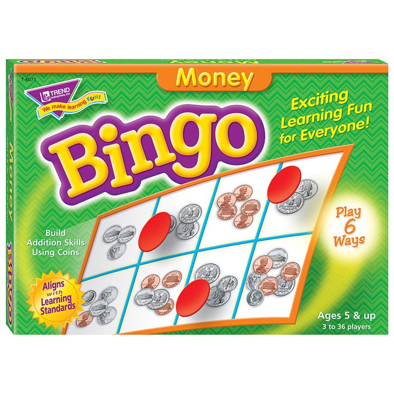 Bingo Money Ages 5+ (Pack of 3) - Bingo - Trend Enterprises Inc.