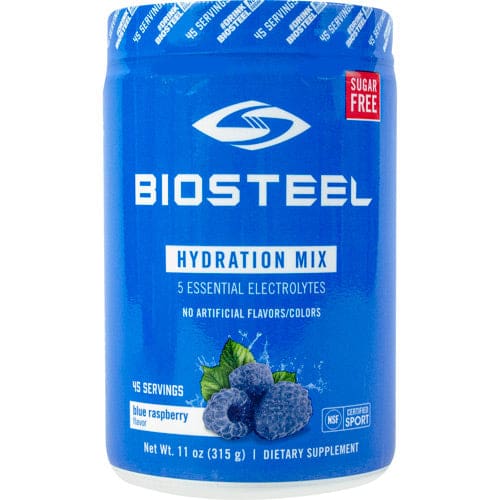 Biosteel Sports Nutrition Hydration Mix Blue Raspberry 45 servings - Biosteel Sports Nutrition