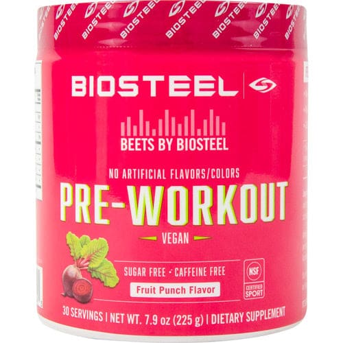 Biosteel Sports Nutrition Pre-Workout Fruit Punch 30 servings - Biosteel Sports Nutrition