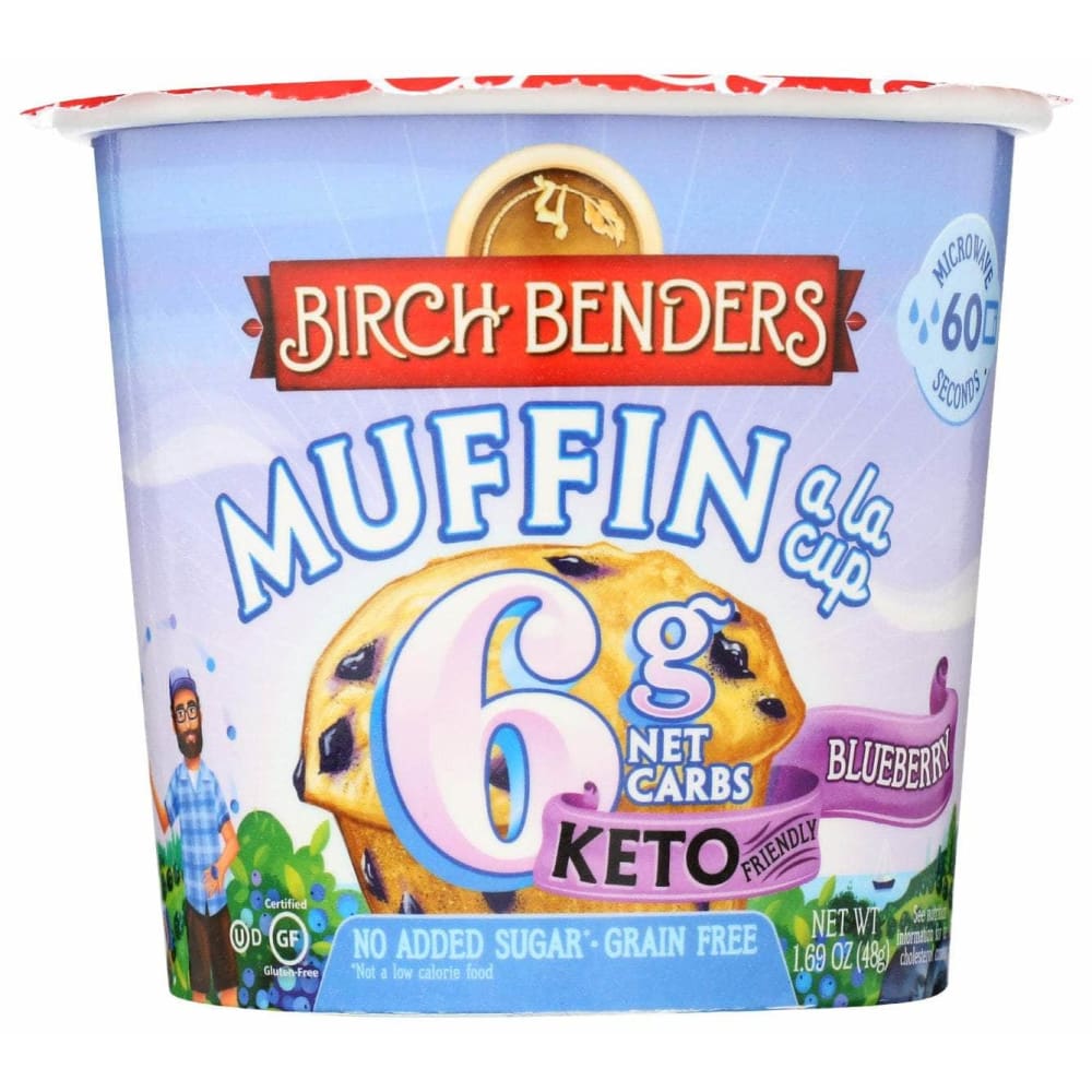 BIRCH BENDERS Birch Benders Baking Cup Blbrry Muffin, 1.69 Oz