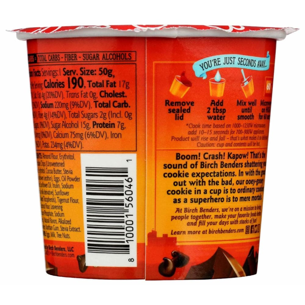 BIRCH BENDERS Birch Benders Baking Cup Chochip Cookie, 1.76 Oz