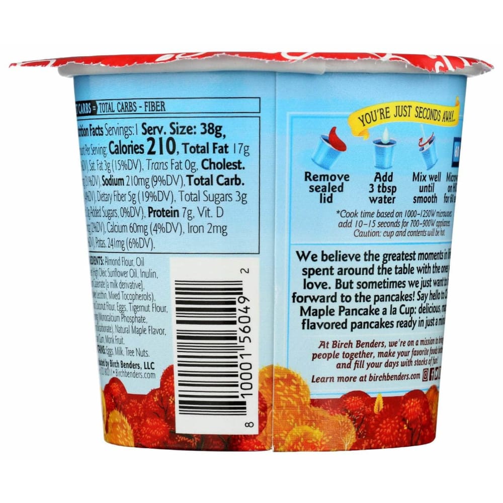 BIRCH BENDERS Birch Benders Classic Maple Pancake Cup, 1.34 Oz