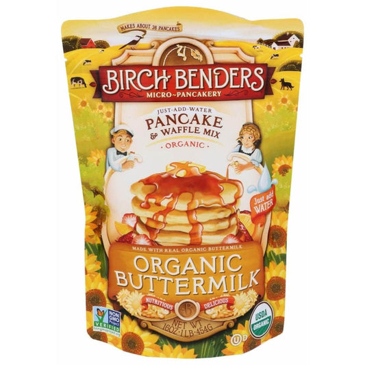 BIRCH BENDERS Birch Benders Organic Buttermilk Pancake And Waffle Mix, 16 Oz
