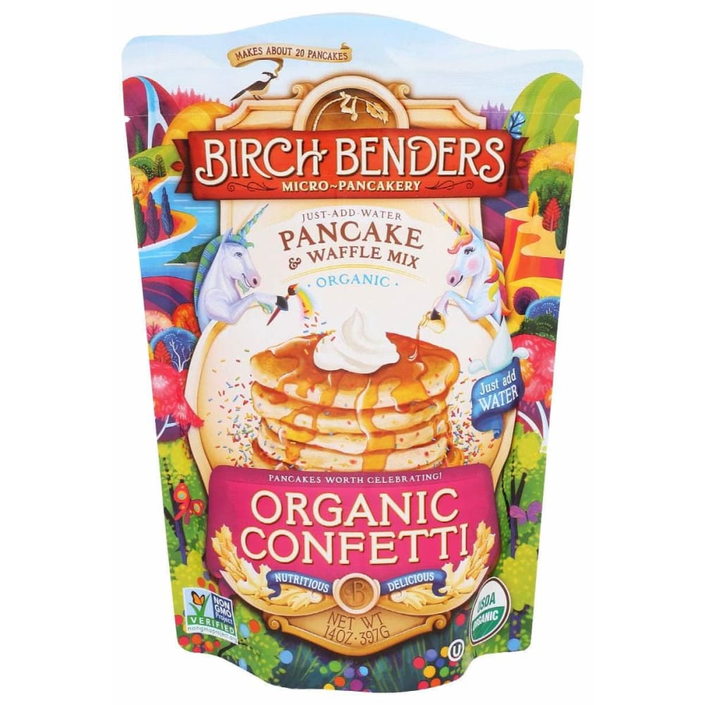 BIRCH BENDERS Birch Benders Organic Confetti Pancake And Waffle Mix, 14 Oz