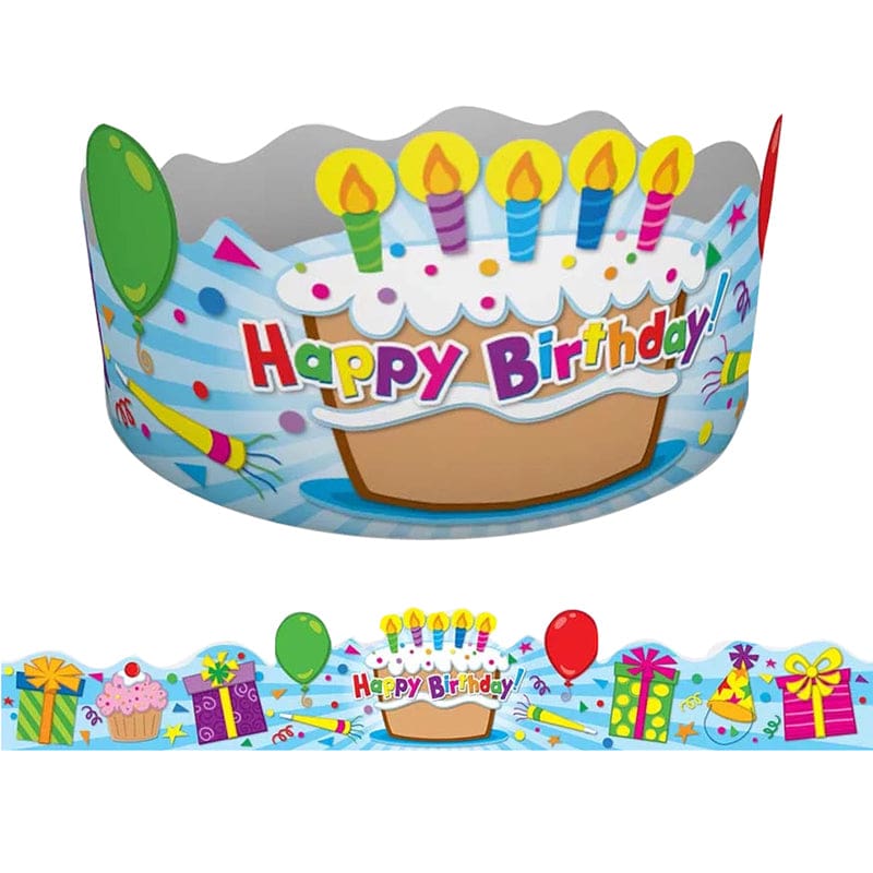 Birthday Crown (Pack of 3) - Crowns - Carson Dellosa Education