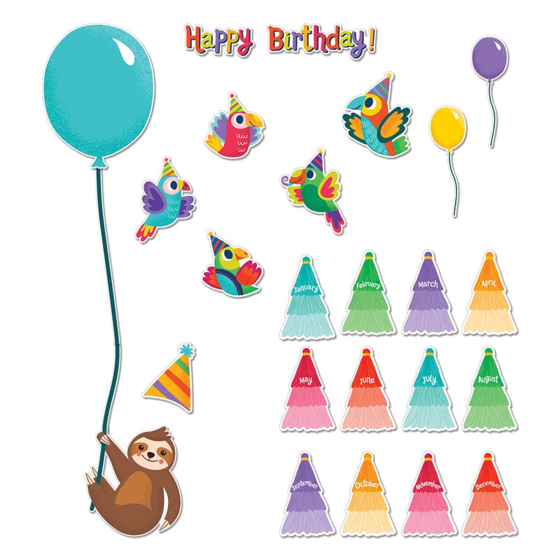 Birthday Mini Bulletin Board Set One World (Pack of 6) - Miscellaneous - Carson Dellosa Education