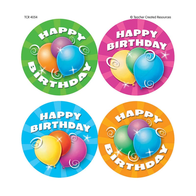 Birthday Wear Em Badges (Pack of 10) - Badges - Teacher Created Resources
