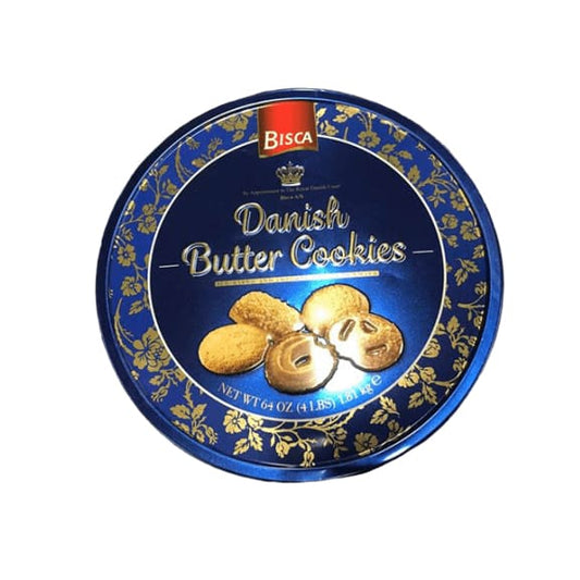 Bisca Danish Butter Cookies, 4 lbs. - ShelHealth.Com