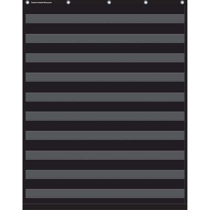 Black 10 Pocket Chart (Pack of 2) - Pocket Charts - Teacher Created Resources
