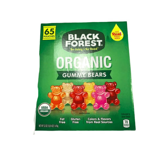 Black Forest Organic Gummy Bears Candy, 0.8-Ounce Bag (Pack of 65) - ShelHealth.Com