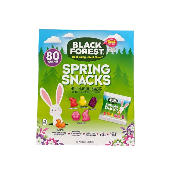 Black Forest Spring Fruit Flavored Snacks 80 Count 64 oz. - Black Forest