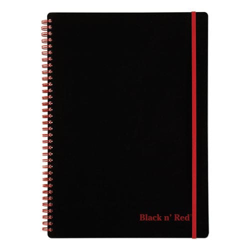 Black n’ Red Flexible Cover Twinwire Notebook Scribzee Compatible 1 Subject Wide/legal Rule Black Cover 11.75 X 8.25 70 Sheets - Office -