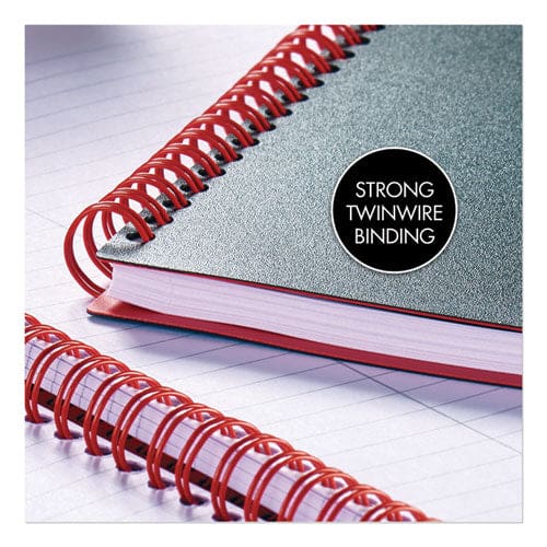 Black n’ Red Flexible Cover Twinwire Notebook Scribzee Compatible 1 Subject Wide/legal Rule Black Cover 11.75 X 8.25 70 Sheets - Office -