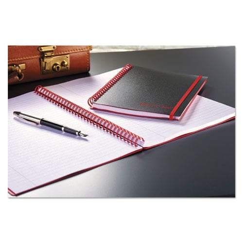 Black n’ Red Flexible Cover Twinwire Notebook Scribzee Compatible 1 Subject Wide/legal Rule Black Cover 11 X 8.5 70 Sheets - Office - Black