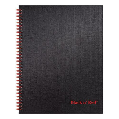 Black n’ Red Hardcover Twinwire Notebook Scribzee Compatible 1 Subject Wide/legal Rule Black Cover 11 X 8.5 70 Sheets - Office - Black n’