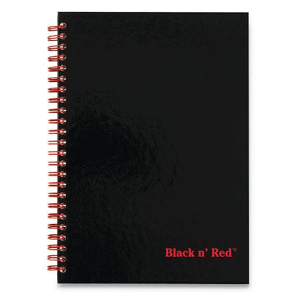 Black n’ Red Hardcover Twinwire Notebook Scribzee Compatible 1 Subject Wide/legal Rule Black Cover 9.88 X 6.88 70 Sheets - Office - Black n’