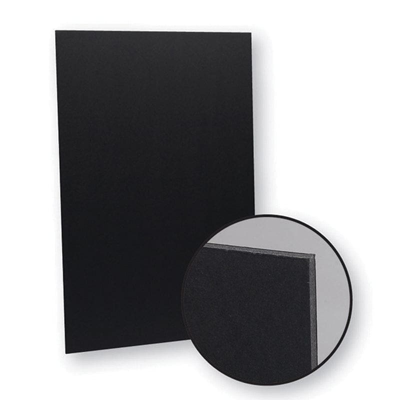 Black On Black 10Pk Foam Board 20X30 - Tag Board - Flipside