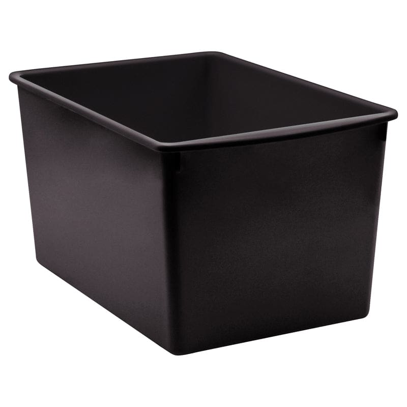 Black Plastic Multi-Purpose Bin (Pack of 6) - Storage Containers - Teacher Created Resources