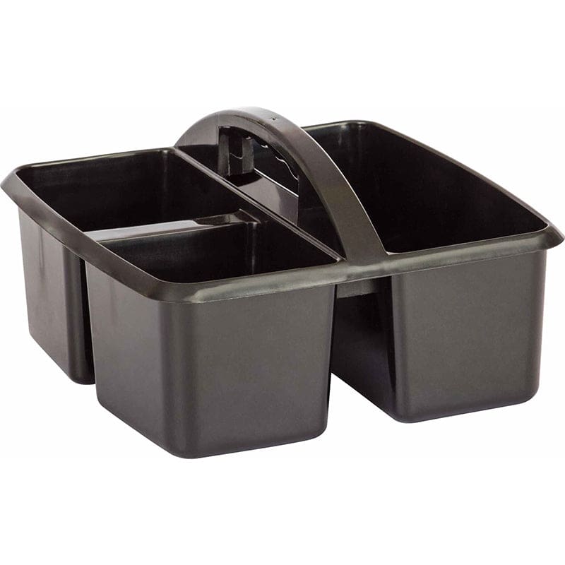 Black Plastic Storage Caddy (Pack of 10) - Storage Containers - Teacher Created Resources