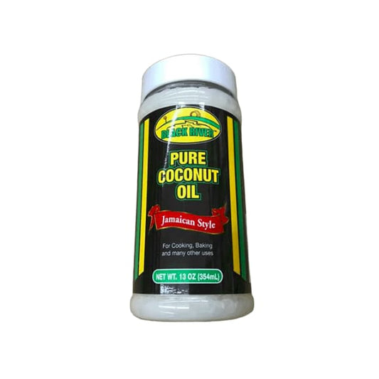 Black River Pure Coconut Oil, Jamaican Style, 13 oz - ShelHealth.Com