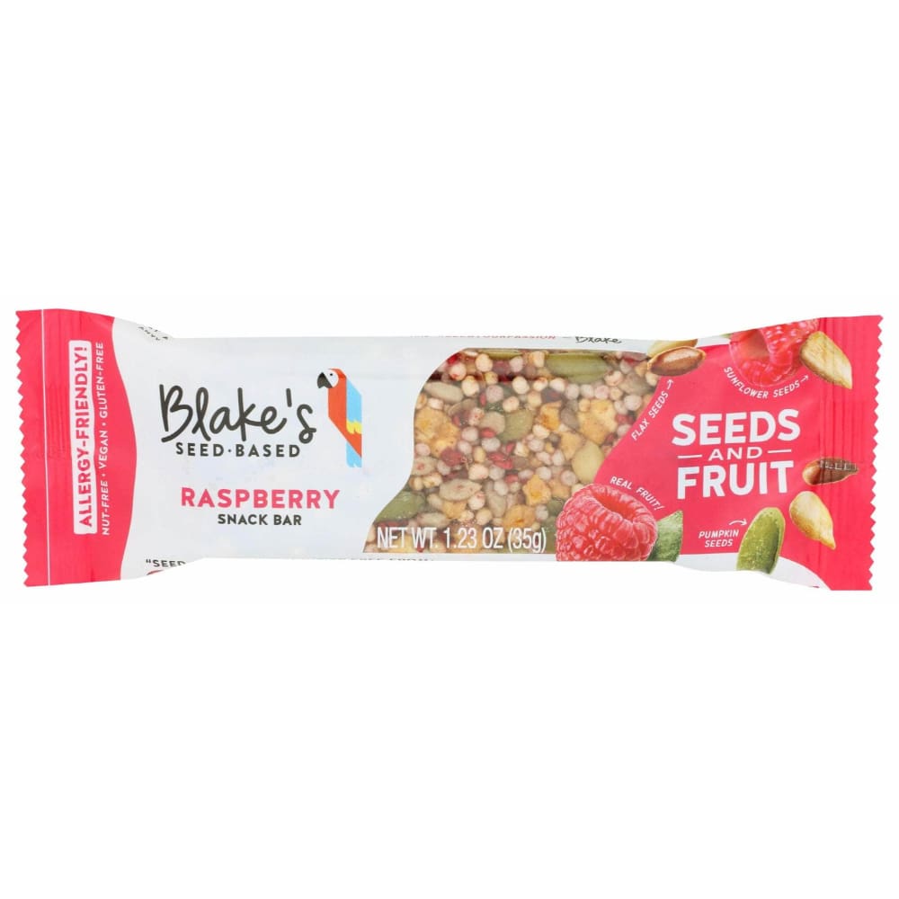 BLAKES SEED BASED Grocery > Nutritional Bars BLAKES SEED BASED: Raspberry Snack Bar, 1.23 oz