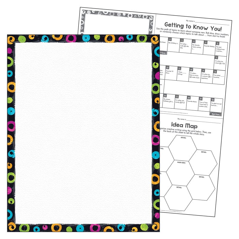 Blank Color Harmony Learning Chart (Pack of 12) | ShelHealth