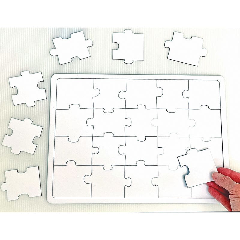 Blank Puzzle 7In X 10In (Pack of 10) - Puzzles - Ashley Productions