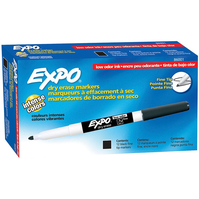 Blk Expo Low Odor Dry Erase Marker (Pack of 12) - Markers - Sanford L.p.