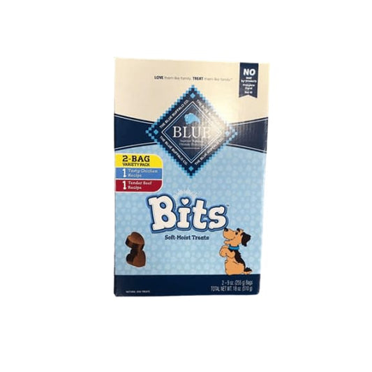 Blue Buffalo Bits Chicken and Beef Dog Training Treats Variety Pack, 2 pk. - ShelHealth.Com