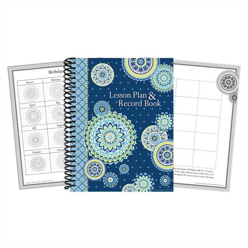 Blue Harmony Lesson Plan/Record Bk (Pack of 3) - Plan & Record Books - Eureka